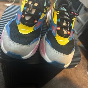 Puma Kids Sneakers - Black, Blue, Yellow, Pink